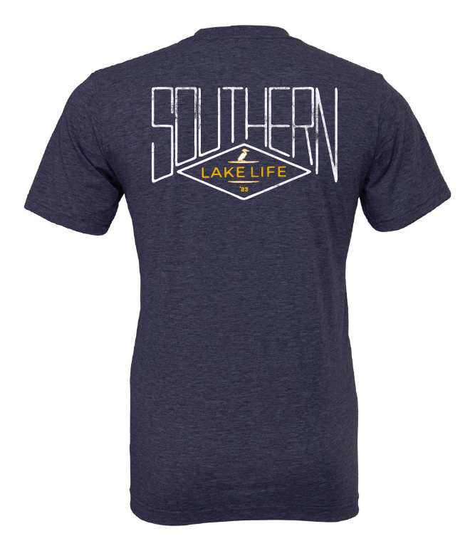 The Southern Lake Life - Diamond Logo - Short Sleeve - Navy
