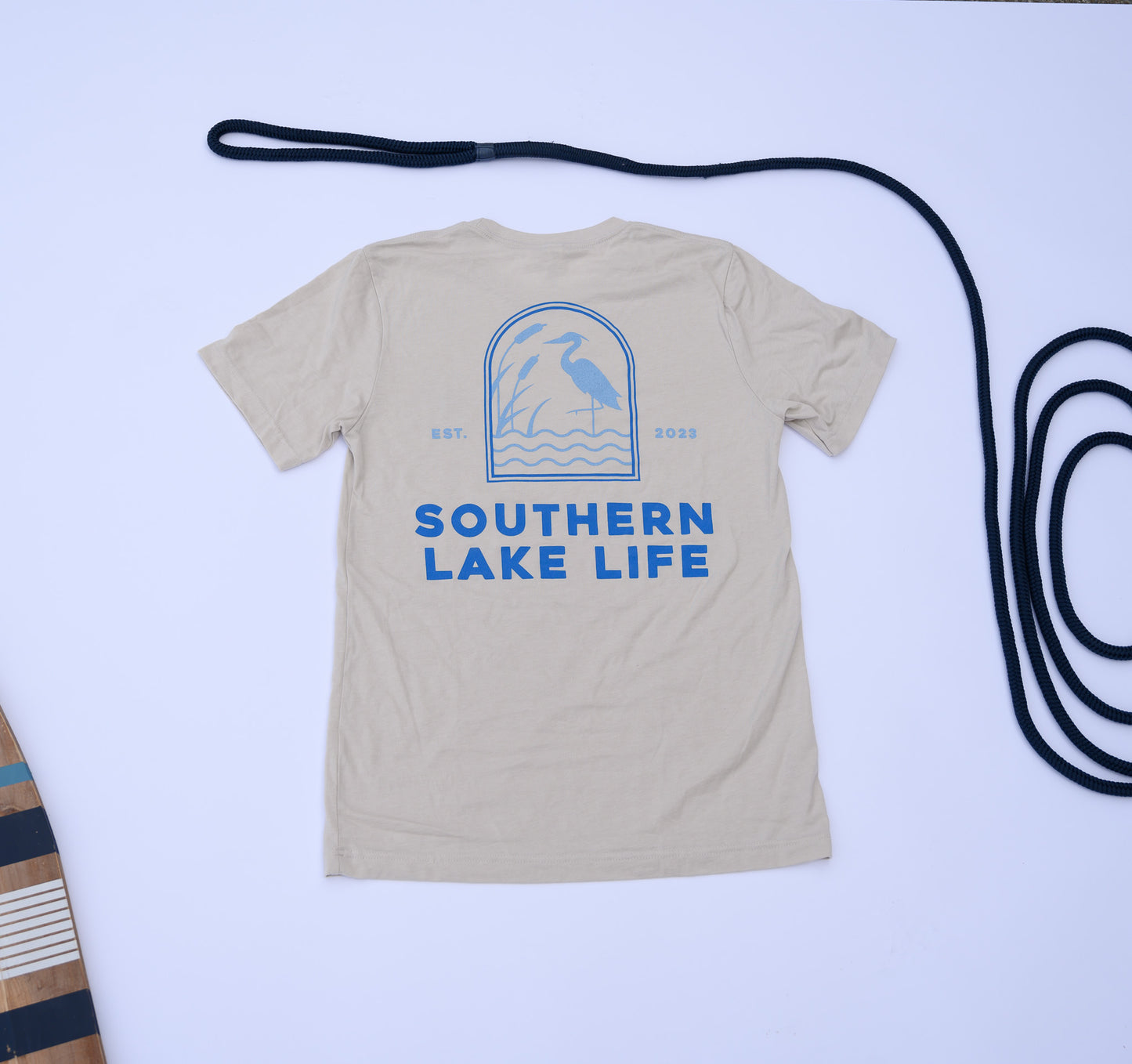 The Southern Lake Life - Heron Arch - Short Sleeve - Stone
