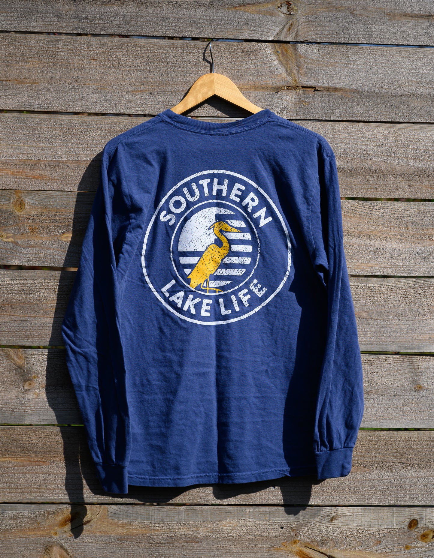 The Southern Lake Life - Circle Logo - Navy Blue - Long Sleeve