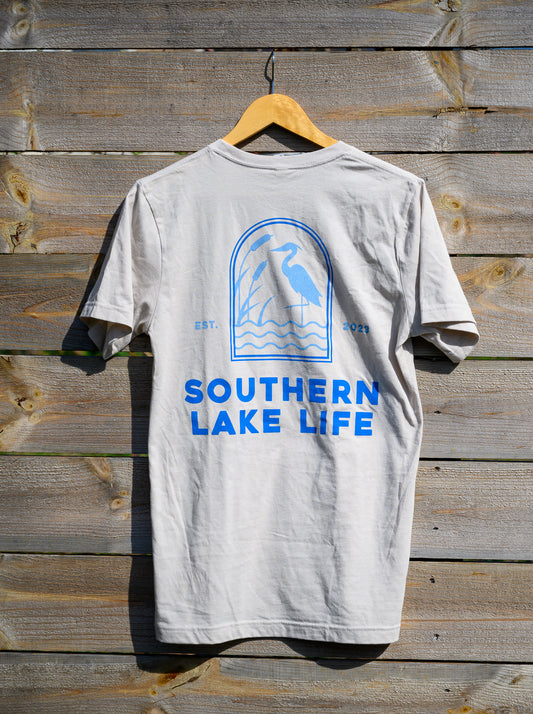 The Southern Lake Life - Heron Arch - Short Sleeve - Stone