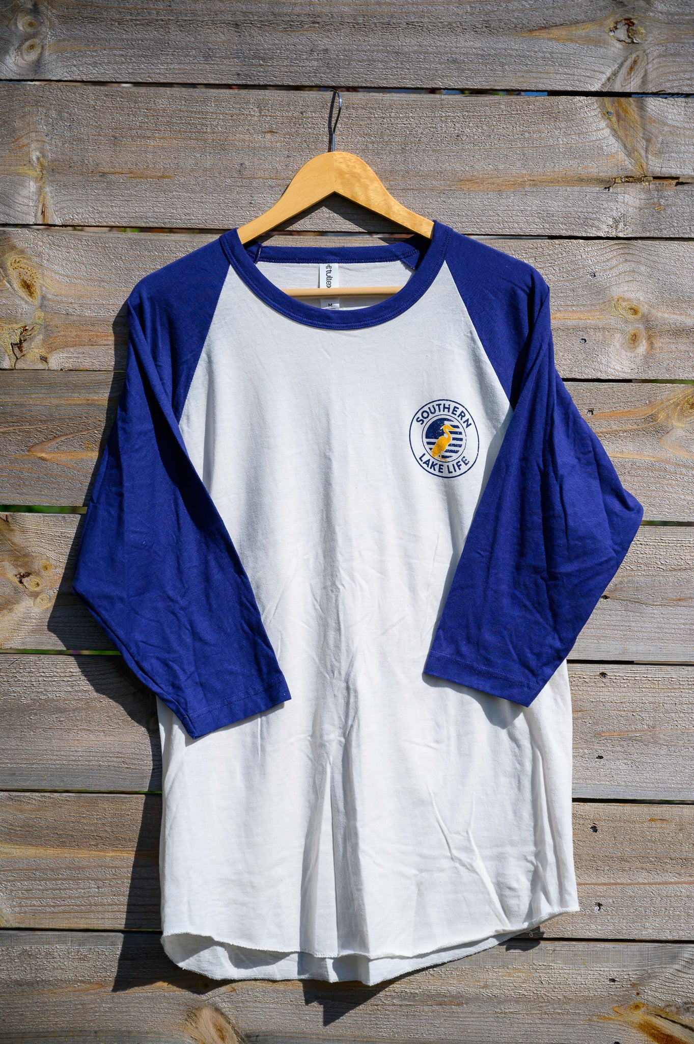 The Southern Lake Life: Diamond Logo - 3/4 Raglan - Navy/White