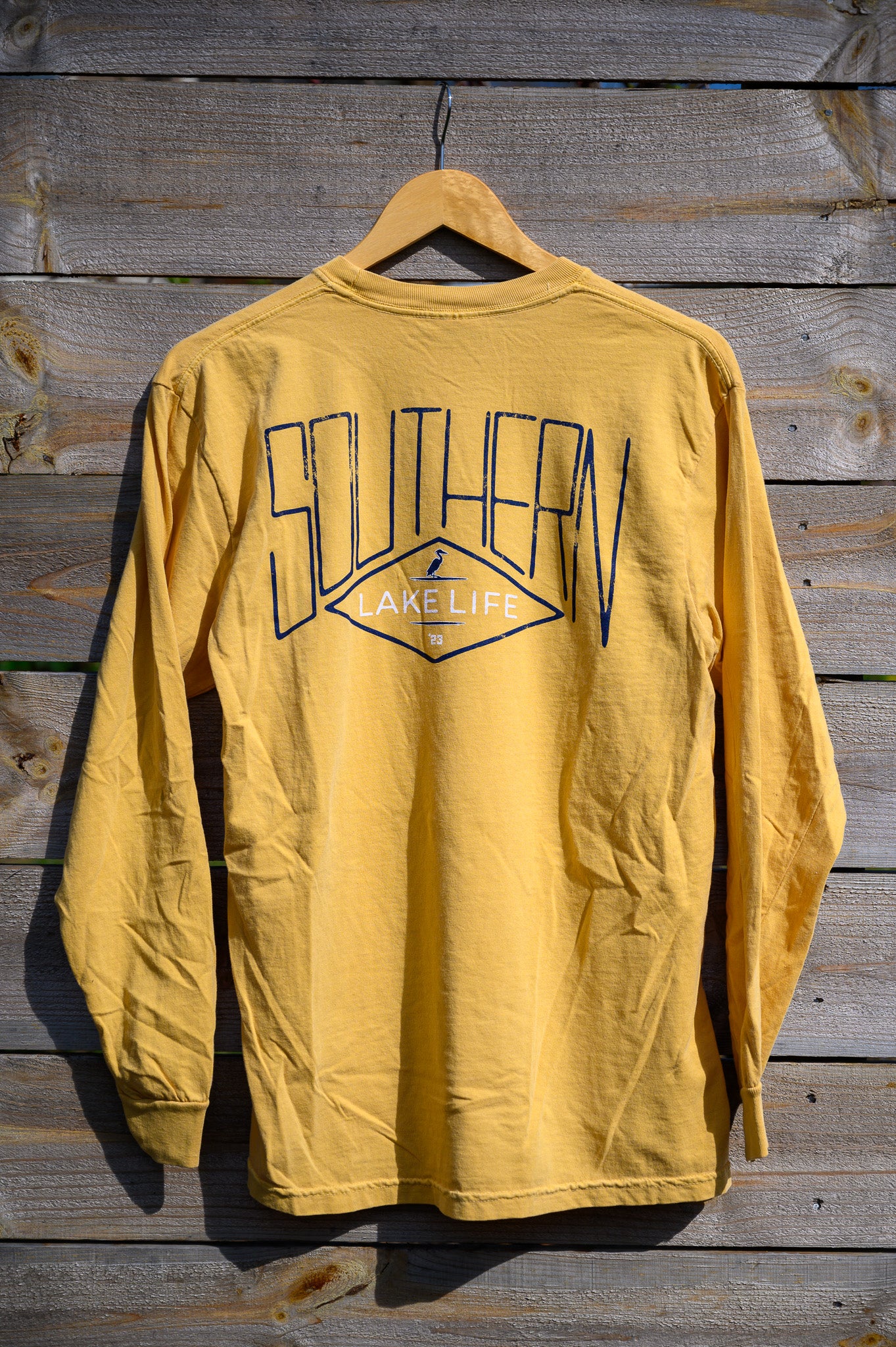 The Southern Lake Life: Diamond Logo - Long Sleeve - Mustard