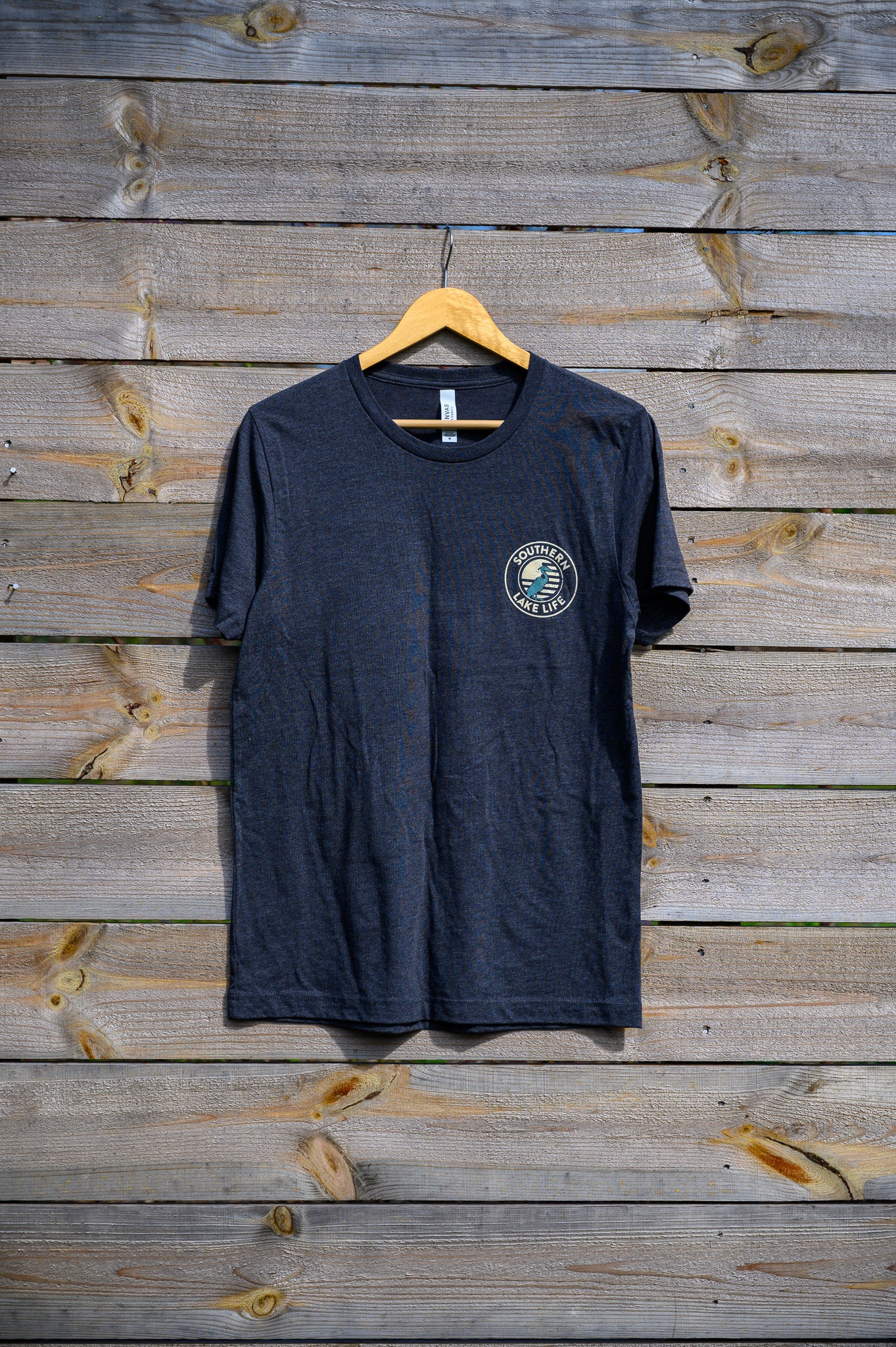 The Southern Lake Life: Bass Short Sleeve - Charcoal