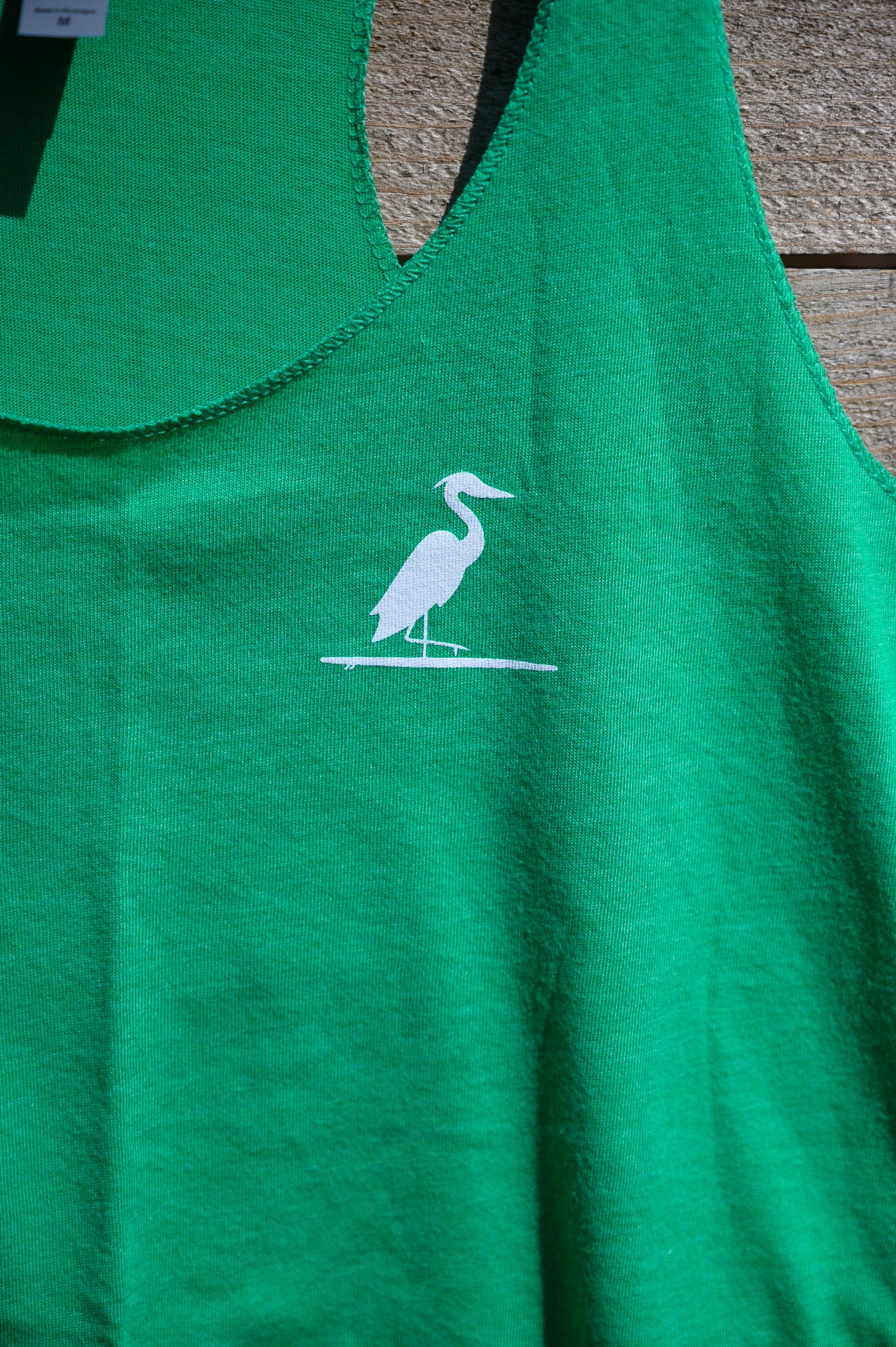 The Southern Lake Life - Heron Logo Ladies Tank - Green