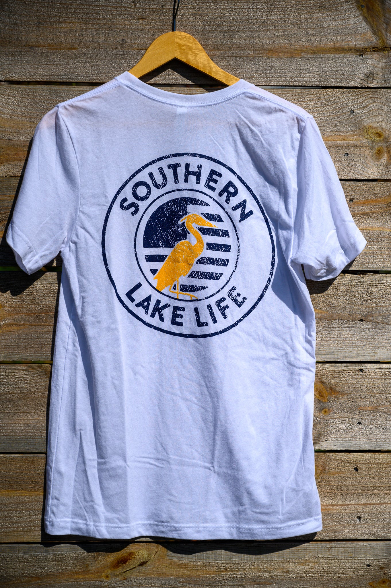 The Southern Lake Life: Circle Logo - Short Sleeve - White