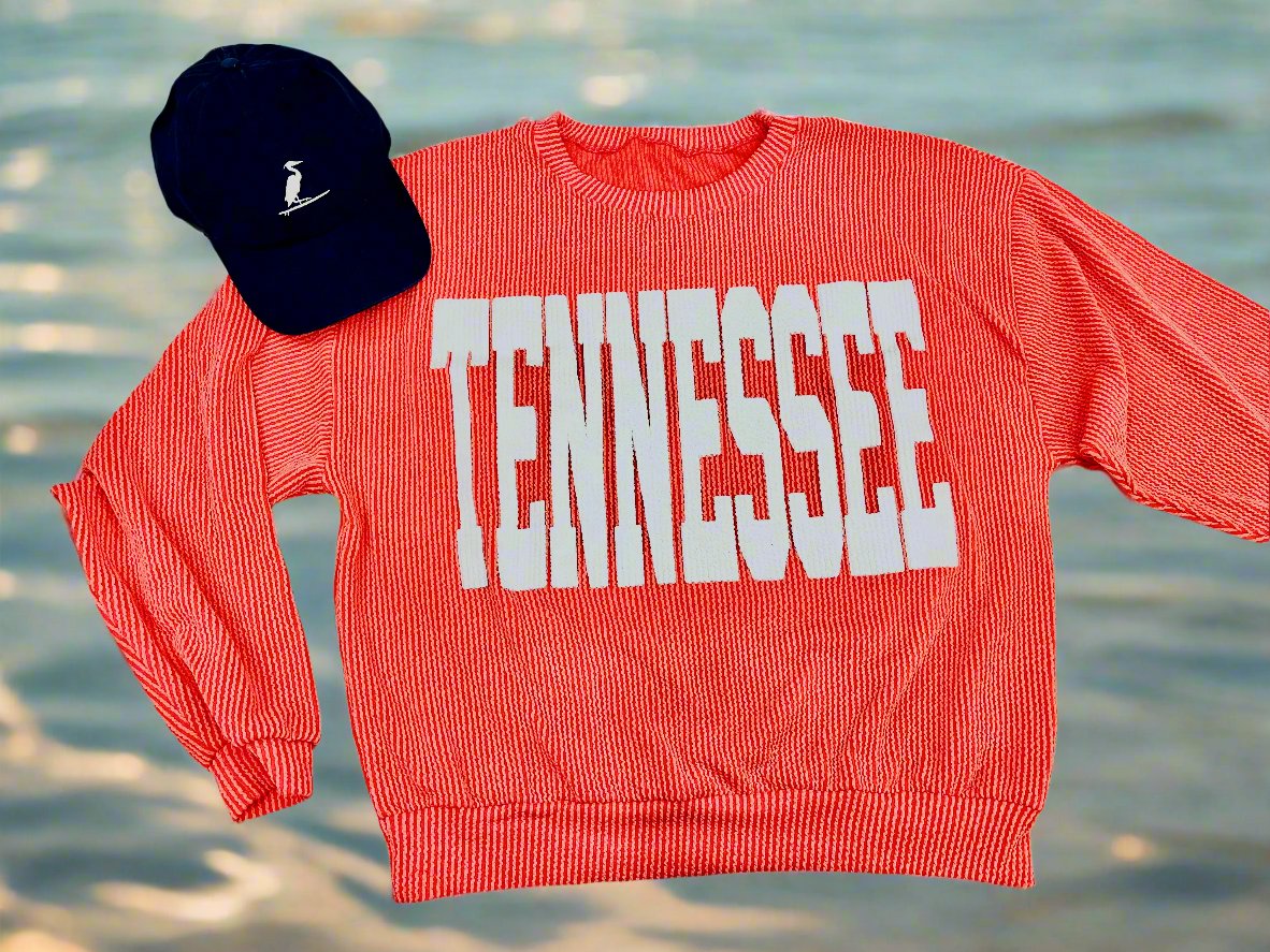 Tennessee Comfy Oversize Graphic Sweatshirt, Gameday (Watermelon)