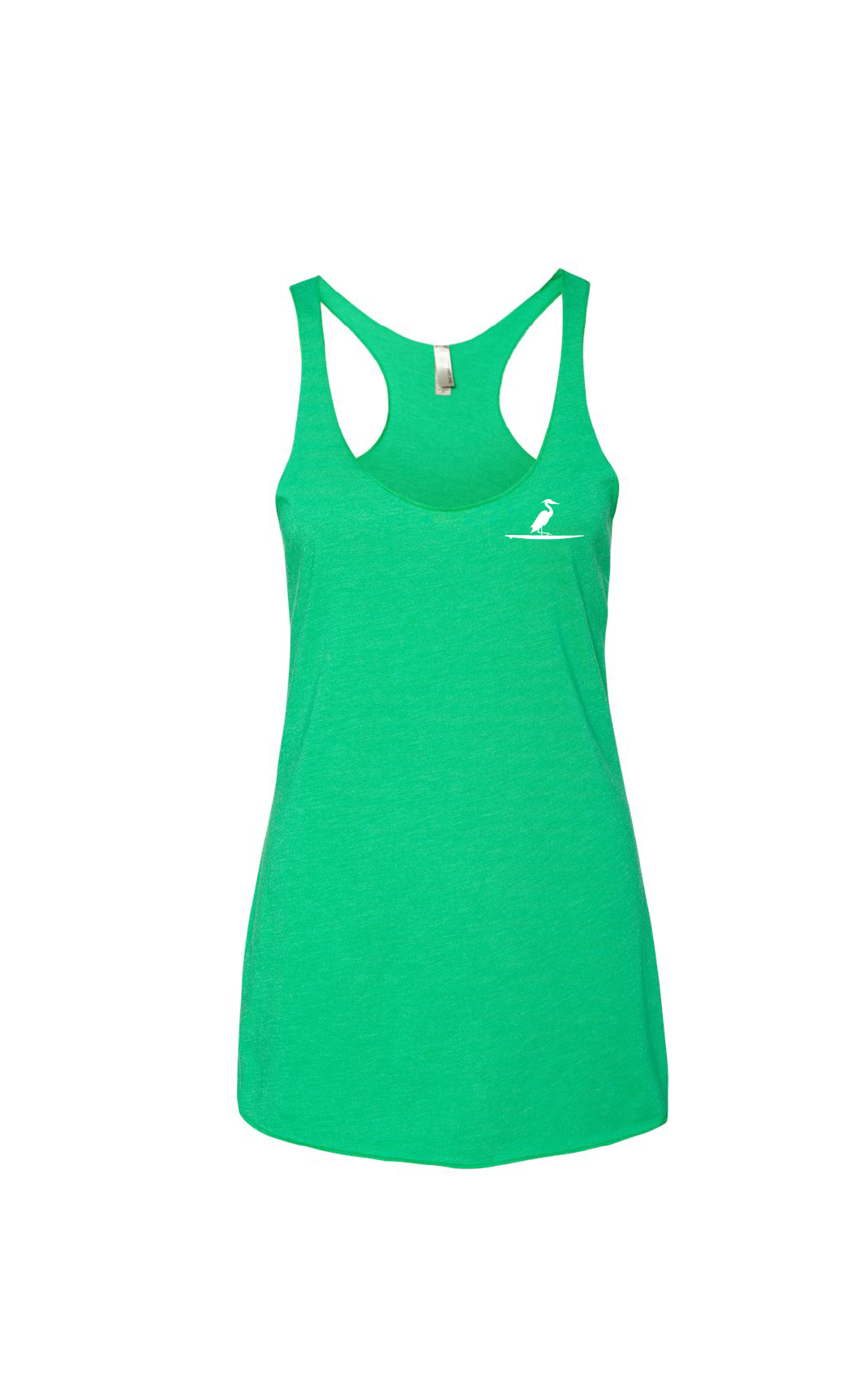 The Southern Lake Life - Heron Logo Ladies Tank - Green