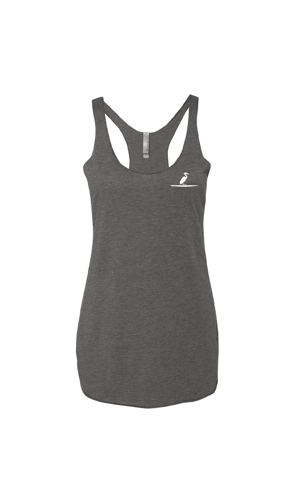 The Southern Lake Life - Heron Logo Ladies Tank - Charcoal