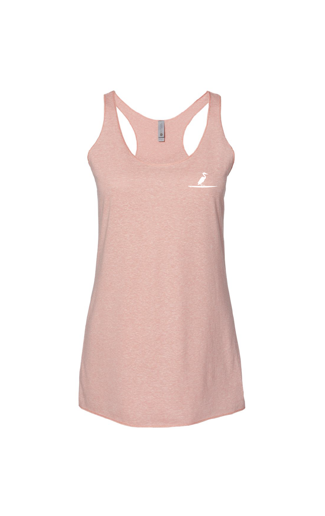 The Southern Lake Life - Heron Logo Ladies Tank - Heather Pink