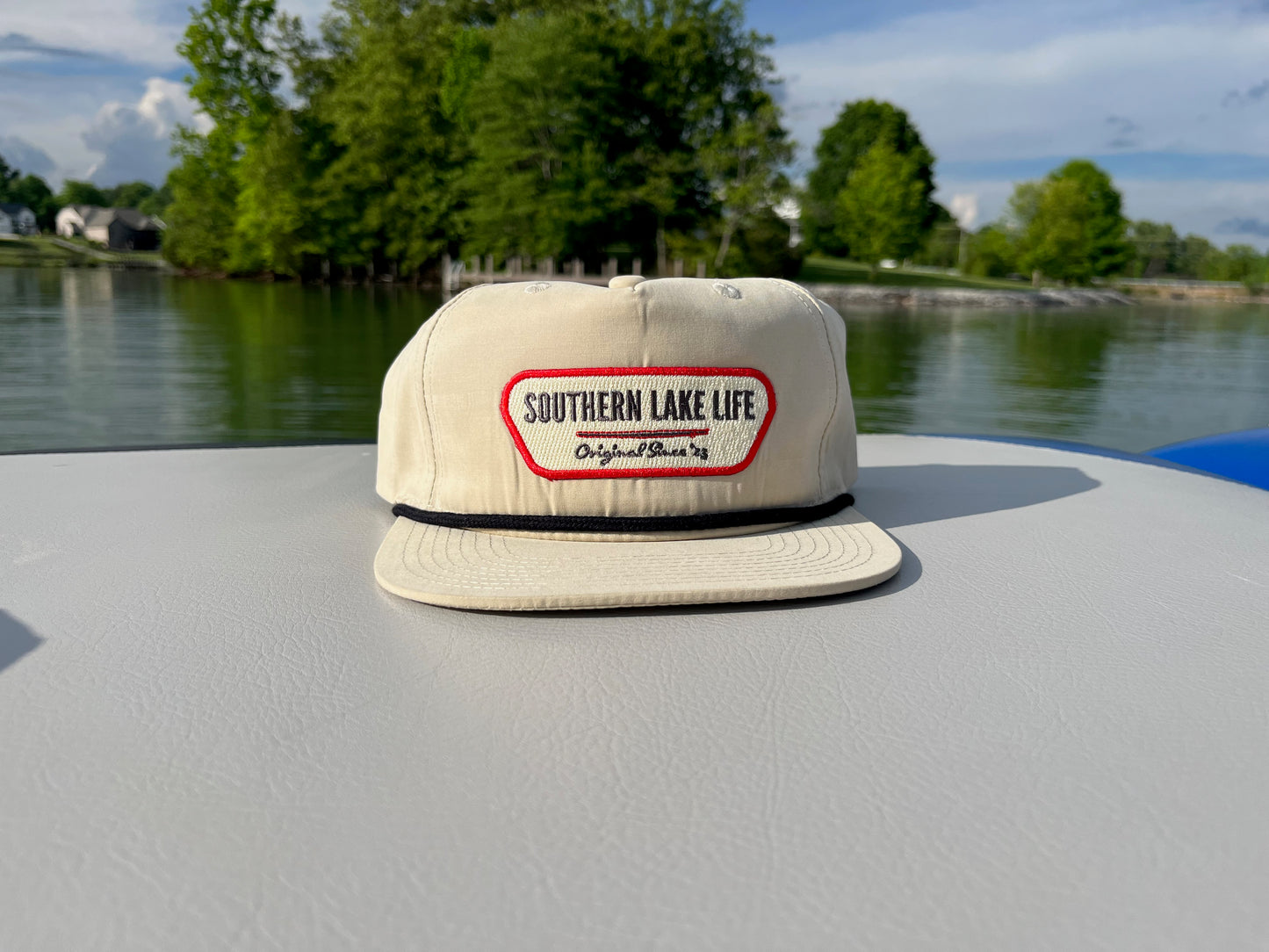 The Southern Lake Life: PATCH BISCUIT ROPE HAT