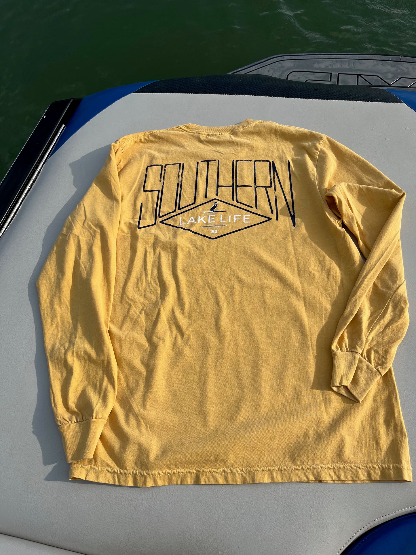 The Southern Lake Life: Diamond Logo - Long Sleeve - Mustard