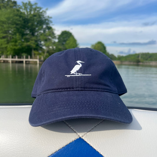 The Southern Lake Life: Heron Logo Hat - Navy