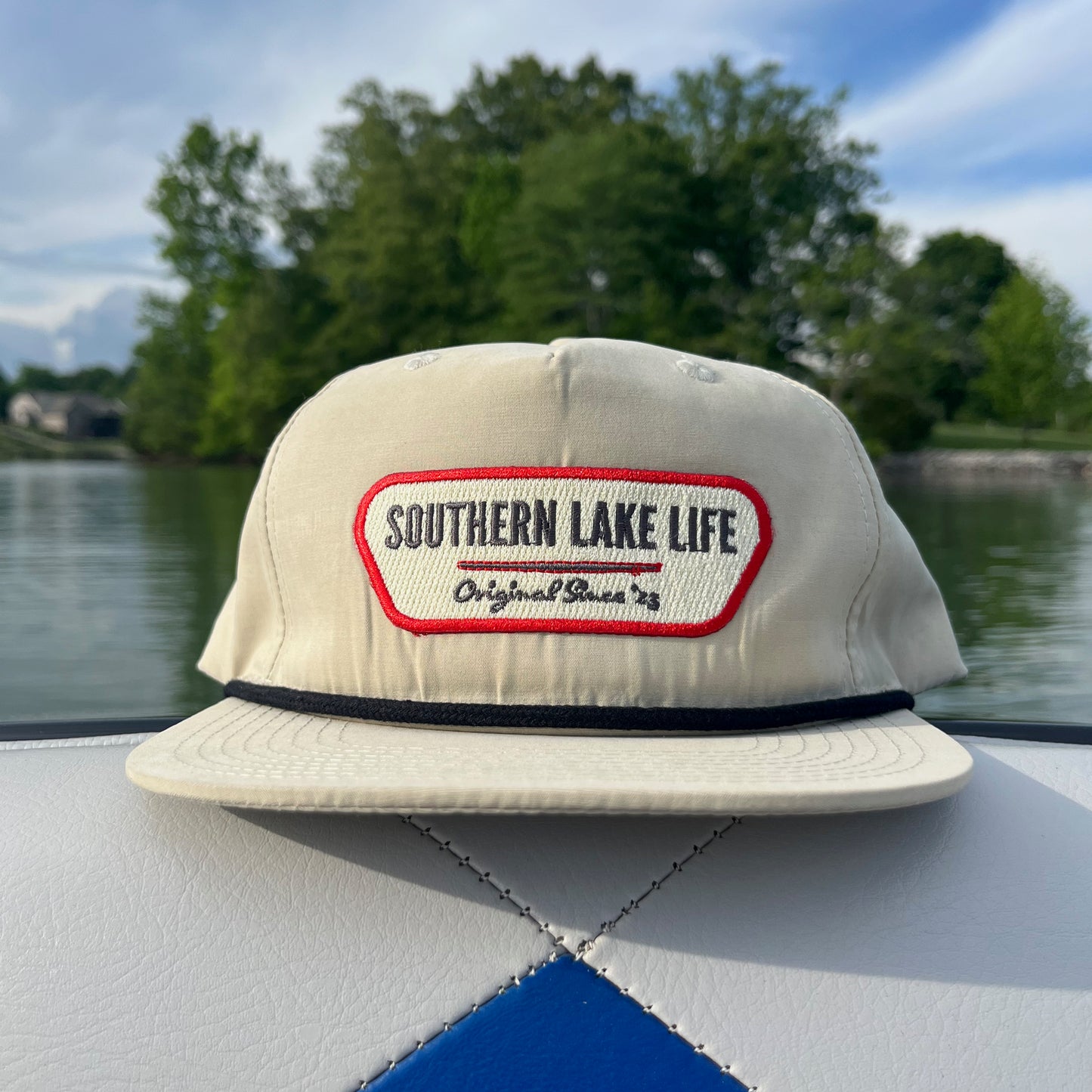 The Southern Lake Life: PATCH BISCUIT ROPE HAT