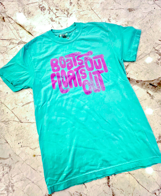 The Southern Lake Life: Boats Out, Floats Out - Short Sleeve - Chalky Mint