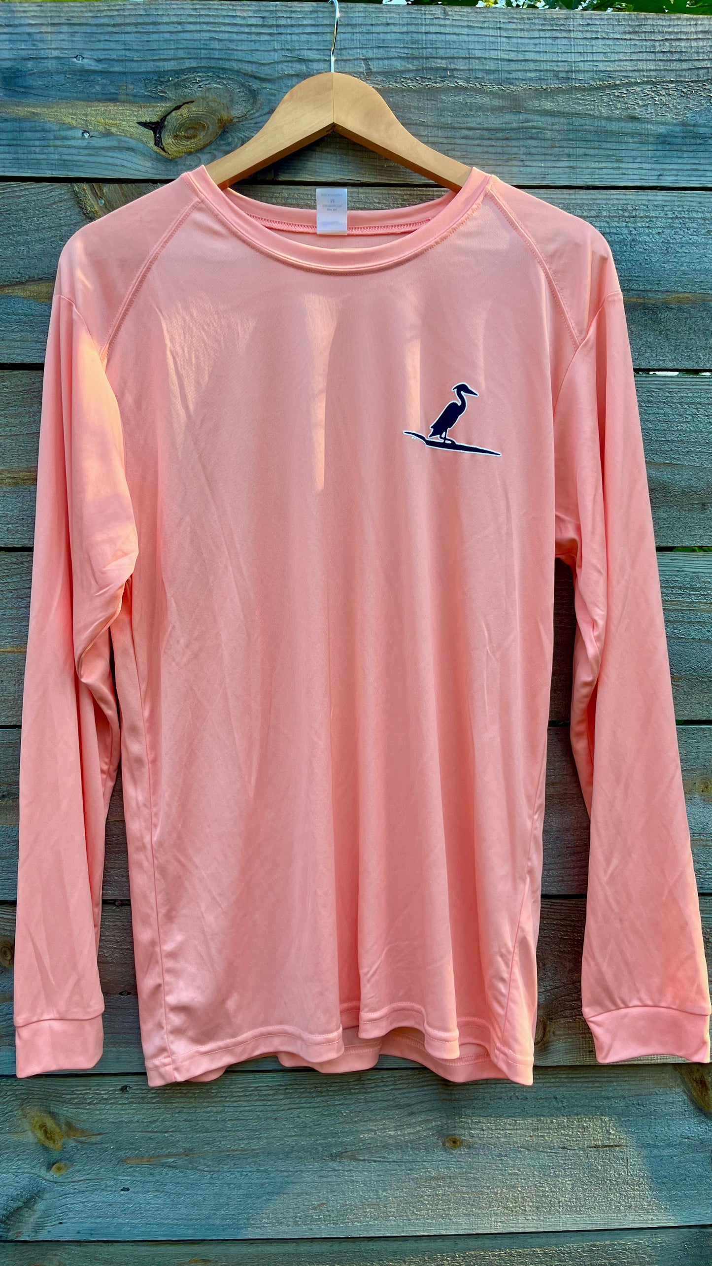 The Southern Lake Life: Diamond Logo Performance Long Sleeve - Coral