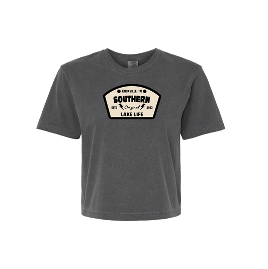 LADIES OLD SKOOL BOX TEE