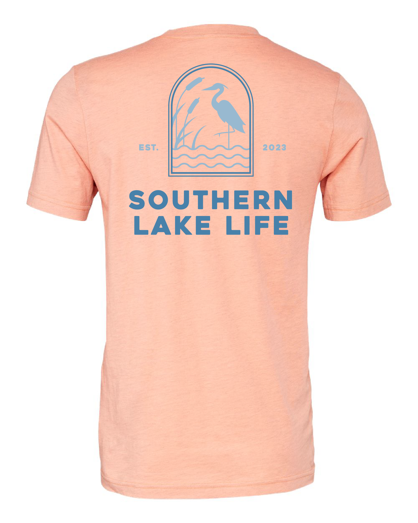 The Southern Lake Life - Heron Arch - Short Sleeve - Heather Sunset
